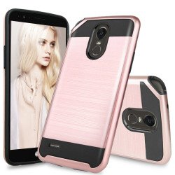 LG Stylo 3 Armor Hybrid Case (Rose Gold)